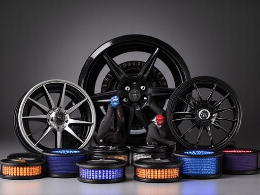 Various automotive aftermarket products like performance parts and accessories